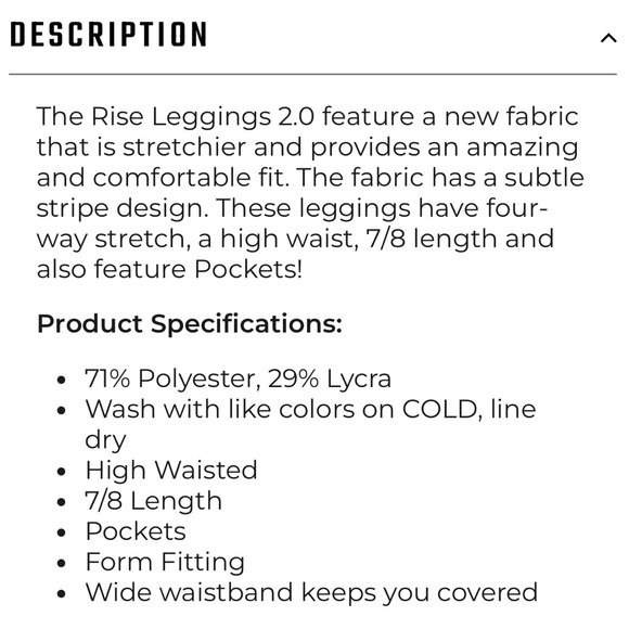 Born Primitive Rise Leggings 2.0 L EUC - Picture 8 of 8